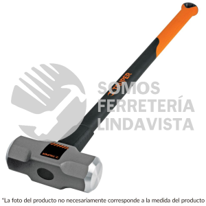 16538 MD-8F MARRO OCTAGONAL 8 LB MANGO FIBRA DE VIDRIO 36" TRUPER