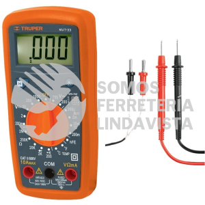 10401 MUT-33 MULTIMETRO DIGITAL JUNIOR TRUPER