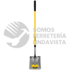 17167 PCL-F PALA CUADRADA TRU GLASS MANGO LARGO DE FIBRA DE VIDRIO TRUPER