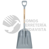17252 PAPLA-12 PALA SANITARIA CABEZA PLASTICA PUÑO "Y" MANGO 27" TRUPER