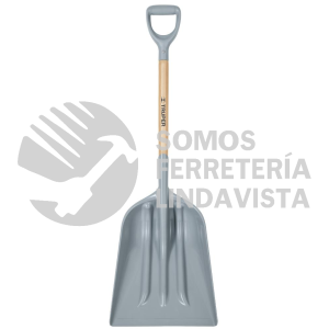 17252 PAPLA-12 PALA SANITARIA CABEZA PLASTICA PUÑO "Y" MANGO 27" TRUPER