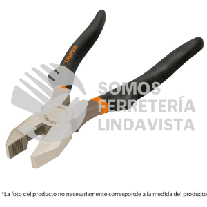 17305 T201-9 PINZA PARA ELECTRICISTA 9" CABEZA CUADRADA MANGO PVC TRUPER