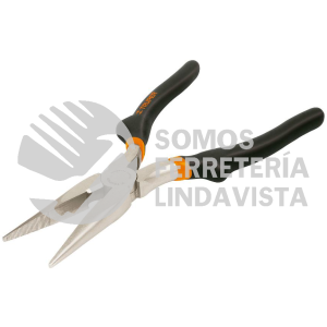 17310 T203-8 PINZA DE PUNTA Y CORTE 8" MANGO DE PVC TRUPER