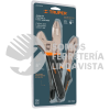 18216 JGO-PEPI-3 JUEGO CON 2 PINZAS Y 1 LLAVE AJUSTABLE MANGO DE PVC TRUPER