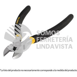22636 PCD-6P PINZA DE CORTE DIAGONAL 6" MANGO DE VINIL PRETUL