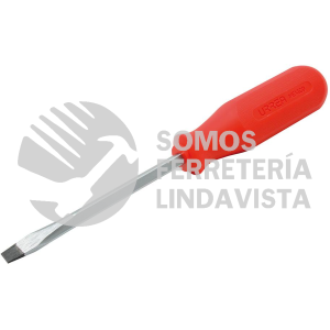 9804R DESTORNILLADOR CON MANGO ROJO, PUNTA PLANA BARRA CUADRADA 1/4" X 4" URREA