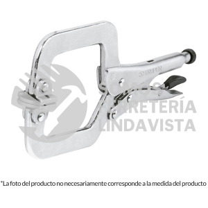 17413 PPC-6R PINZA DE PRESION 6" TIPO "C" CON MORDAZA AUTOAJUSTABLE TRUPER