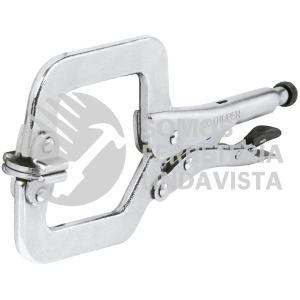 17414 PPC-9R PINZA DE PRESION 9" TIPO "C" CON MORDAZA AUTOAJUSTABLE TRUPER