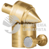 17069 PLOM-4L PLOMADA DE LATON 24 OZ CON CENTRO Y GUIA MAGNETICA TRUPER