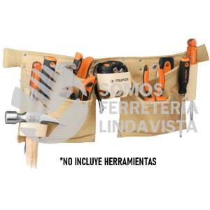11537 POHE-13C PORTA HERRAMIENTAS DE CARNAZA CON 13 COMPARTIMENTOS TRUPER