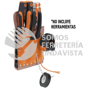 11514 POHE-11CU PORTA HERRAMIENTAS DE CUERO CON 11 COMPARTIMENTOS TRUPER