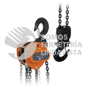 16827 POL-3 POLIPASTO DE CADENA DE 3 TON TRUPER