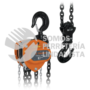 16828 POL-5 POLIPASTO DE CADENA DE 5 TON TRUPER