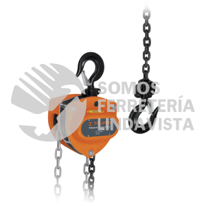 16823 POL-1/2 POLIPASTO DE CADENA DE 1/2 TON TRUPER