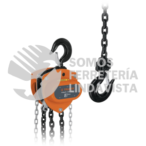 16826 POL-2 POLIPASTO DE CADENA DE 2 TON TRUPER
