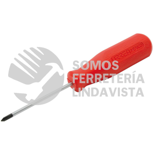 9688R DESTORNILLADOR CON MANGO ROJO, PUNTA PHILLIPS BARRA REDONDA #4 X 8" URREA