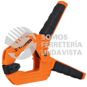 17700 PRE-4 PRENSA DE RESORTE DE 4" CUERPO DE NYLON CON MANGO DE TPR TRUPER