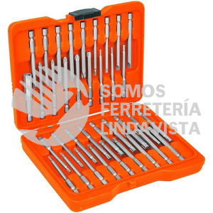 17806 PUN-36L JUEGO DE 35 PUNTAS PARA DESARMADOR LARGO 3" TRUPER
