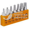 17795 P7-15T JUEGO DE 7 PUNTAS TORX COMBINADAS LARGO 1" TRUPER