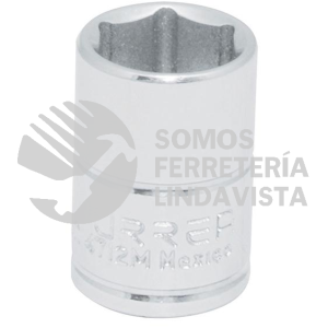4712M DADO CUADRO DE 1/4", 6 PUNTAS, METRICO, 12 MM URREA