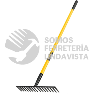 17894 R-16MF RASTRILLO RECTO REFORZADO 16 DIENTES MGO FIBRA D/VIDRIO 60" TRUPER