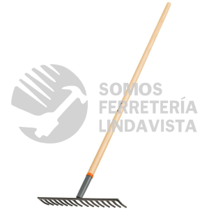 17880 R-16M RASTRILLO RECTO DE 16 DIENTES MANGO DE 60" TRUPER