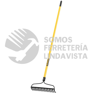 17885 R-16AMF RASTRILLO JARDINERO 16 DIENTES MANGO 60" FIBRA DE VIDRIO TRUPER