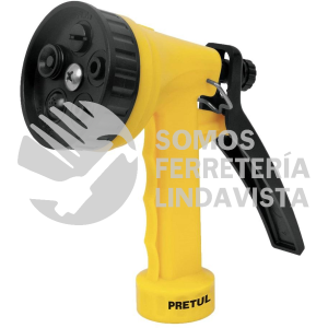 22765 PIM-55P PISTOLA PARA RIEGO DE 5 FUNCIONES PLASTICA PRETUL