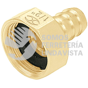12700 CF-1/2B CONECTOR 1/2" HEMBRA DE LATON SOLIDO PARA MANGUERA TRUPER
