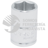 4713M DADO CUADRO DE 1/4", 6 PUNTAS, METRICO, 13 MM URREA