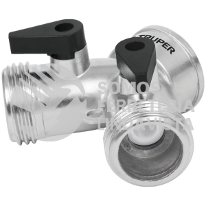 10372 AD-2 CONECTOR "Y" 3/4" METALICO PARA MANGUERA TRUPER