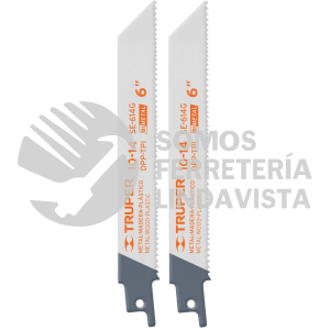 10790 SE-614G BLISTER CON 2 SEGUETAS SIERRA SABLE 6" 10-14 DPP USO GENERAL TRUPER