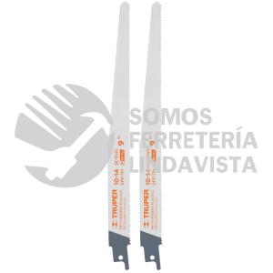 10791 SE-914G BLISTER CON 2 SEGUETAS SIERRA SABLE 9" 10-14 DPP USO GENERAL TRUPER