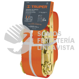 10314 SU-7500 SUJETADOR CON MATRACA CARGA MAXIMA 7500 KG TRUPER