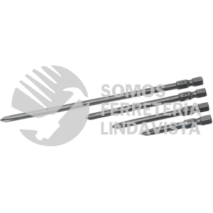 12016X PUNTA PHILLIPS DE PODER HEXAGONO DE 1/4", #1 X 2-3/4" URREA