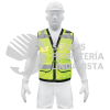 13482 CHS-800V-M CHALECO SEGURIDAD REFORZADO VERDE CON BOLSAS M TRUPER
