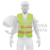13474 CHS-600V CHALECO DE SEGURIDAD VERDE ALTA VISIBILIDAD CON CIERRE TRUPER