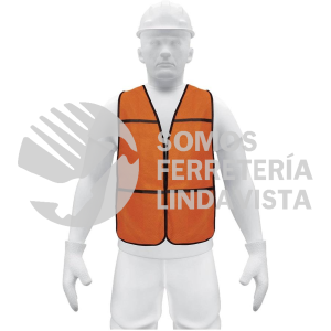 21023 CHS-100N CHALECO DE SEGURIDAD USO DE DIA NARANJA PRETUL