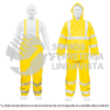 18416 TRA-REF-M CONJUNTO IMPERMEABLE DOBLE CAPA AMARILLO CON REFLEJANTE M TRUPER