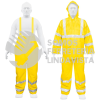 18417 TRA-REF-L CONJUNTO IMPERMEABLE DOBLE CAPA AMARILLO CON REFLEJANTE G TRUPER
