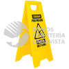 23020 RESBA-60P LETRERO DE PISO RESBALOSO 60 CM KLINTEK