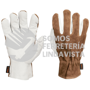 14288 GU-735 GUANTES DE PIEL DE CABRA CON DORSO DE CARNAZA TRUPER