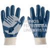 15244 GU-835 GUANTES DE ALGODON RECUBIERTOS DE NITRILO PUÑO TEJIDOTRUPER