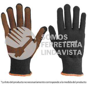 12651 GU-442 GUANTES DE POLIESTER CON PUNTOS DE PVC EN PALMA M TRUPER