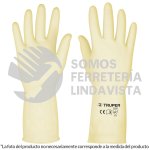 14265 GU-383 GUANTES DE LATEX PARA MANEJO DE ALIMENTOS GRANDES TRUPER