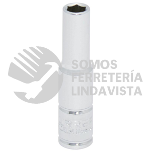 4704LM DADO LARGO CUADRO DE 1/4", 6 PUNTAS, METRICO, 4 MM URREA