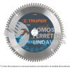 18313 ST-10100A DISCO SIERRA 10" PARA ALUMINIO 100 DIENTES CENTRO 5/8" TRUPER