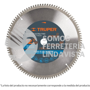 12685 ST-1280A DISCO SIERRA 12" PARA ALUMINIO 80 DIENTES CENTRO 1" TRUPER