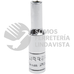 4705LM DADO LARGO CUADRO DE 1/4", 6 PUNTAS, METRICO, 5 MM URREA