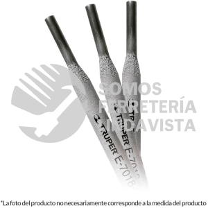 14363 E7018-4 BOLSA CON 1 KG DE ELECTRODOS 7018 DE 1/8" TRUPER